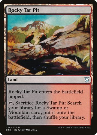 Rocky Tar Pit [Commander 2018] | Exor Games Bridgewater