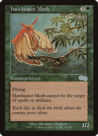 Hawkeater Moth [Urza's Saga] | Exor Games Bridgewater