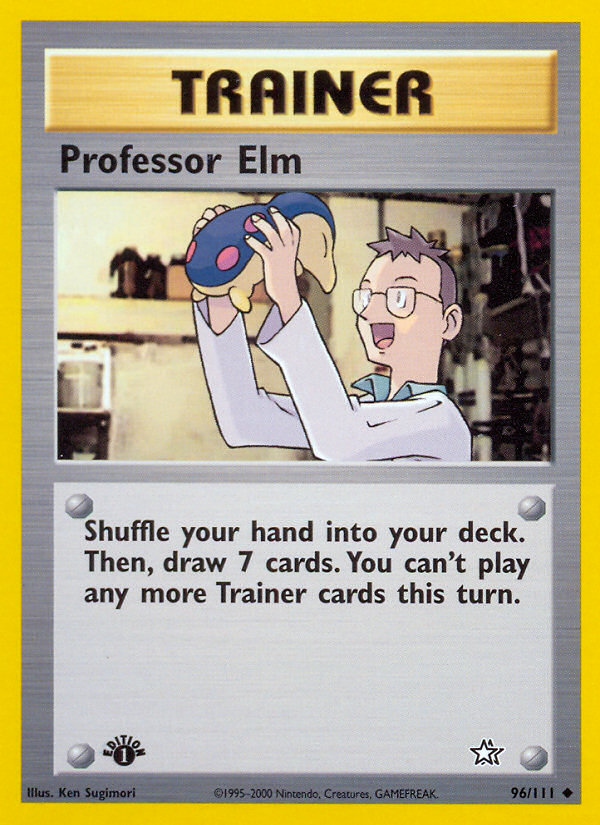 Professor Elm (96/111) [Neo Genesis 1st Edition] | Exor Games Bridgewater