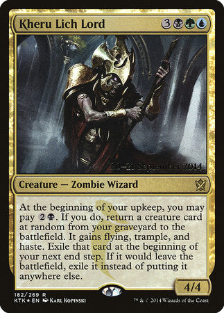 Kheru Lich Lord [Khans of Tarkir Promos] | Exor Games Bridgewater