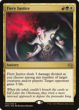 Fiery Justice [Modern Masters 2017] | Exor Games Bridgewater