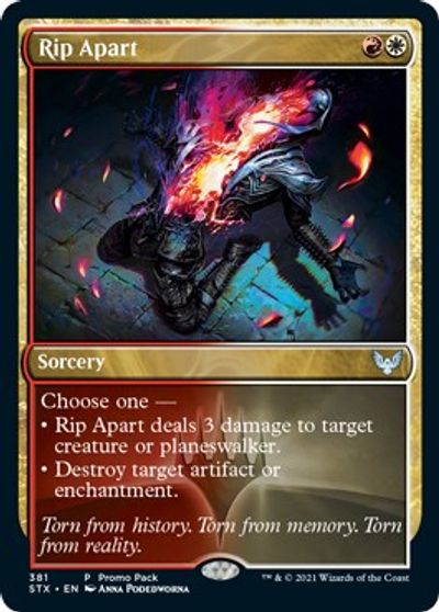 Rip Apart (Promo Pack) [Strixhaven: School of Mages] | Exor Games Bridgewater