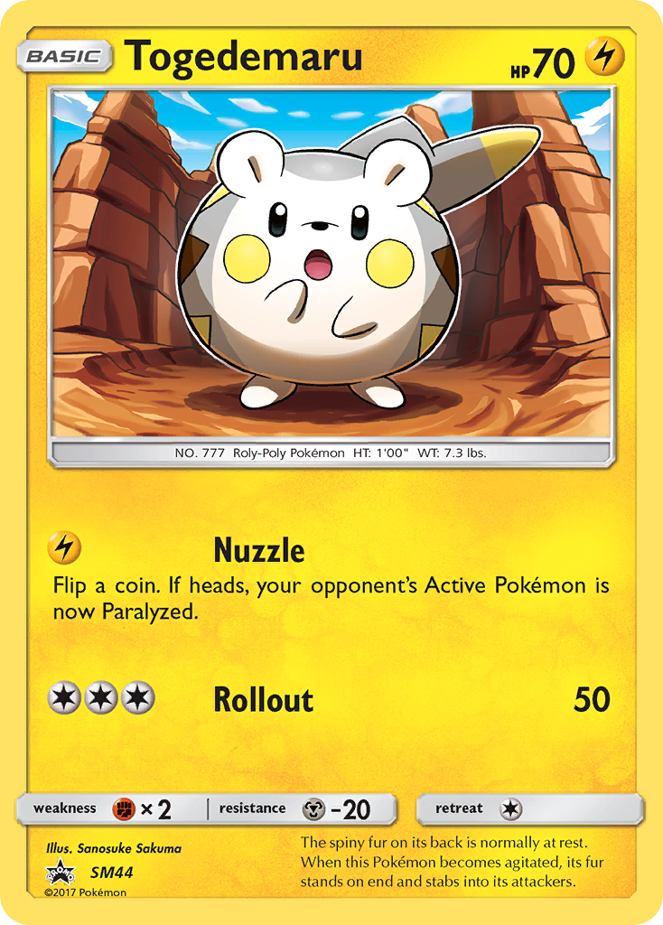 Togedemaru (SM44) [Sun & Moon: Black Star Promos] | Exor Games Bridgewater