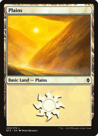 Plains (250) [Battle for Zendikar] | Exor Games Bridgewater