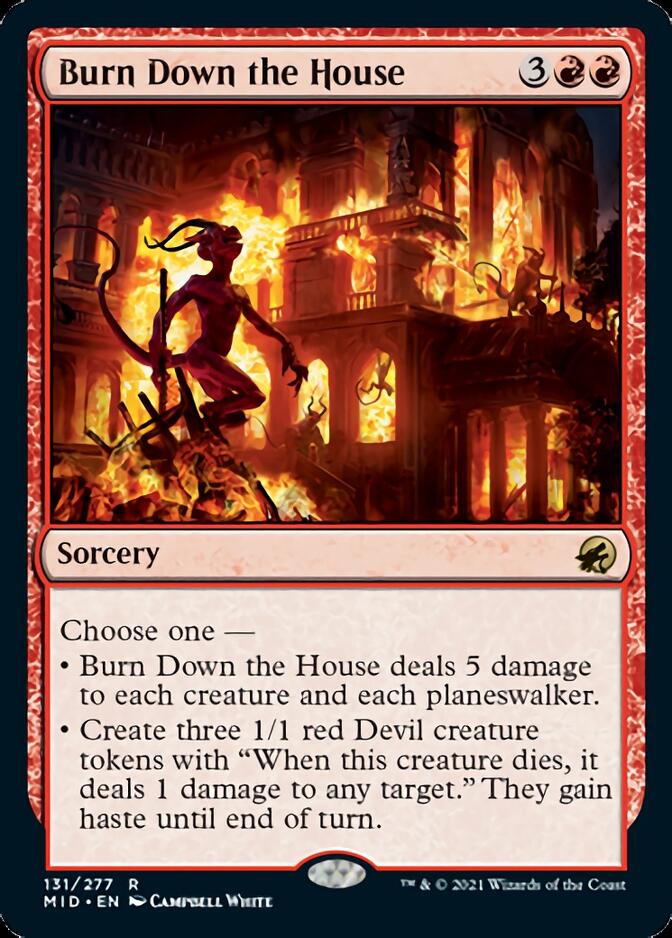 Burn Down the House [Innistrad: Midnight Hunt] | Exor Games Bridgewater