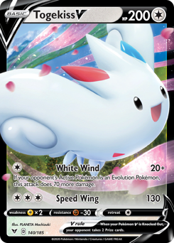 Togekiss V (140/185) [Sword & Shield: Vivid Voltage] | Exor Games Bridgewater