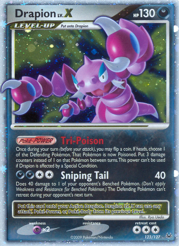 Drapion LV.X (123/127) [Platinum: Base Set] | Exor Games Bridgewater