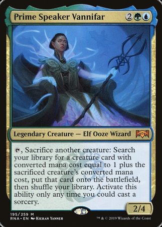 Prime Speaker Vannifar [Ravnica Allegiance] | Exor Games Bridgewater