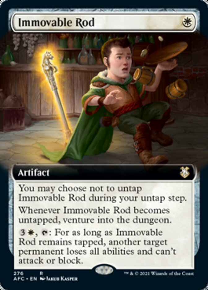 Immovable Rod (Extended) [Dungeons & Dragons: Adventures in the Forgotten Realms Commander] | Exor Games Bridgewater