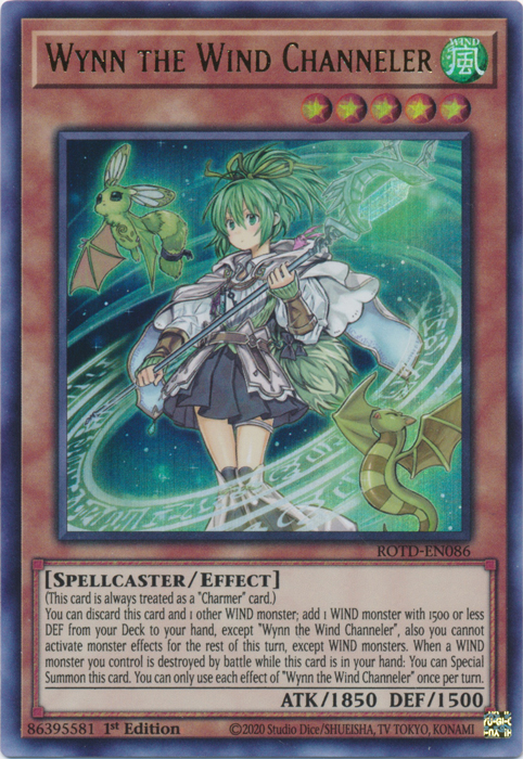 Wynn the Wind Channeler [ROTD-EN086] Ultra Rare | Exor Games Bridgewater