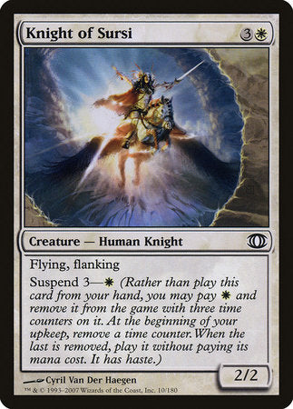 Knight of Sursi [Future Sight] | Exor Games Bridgewater