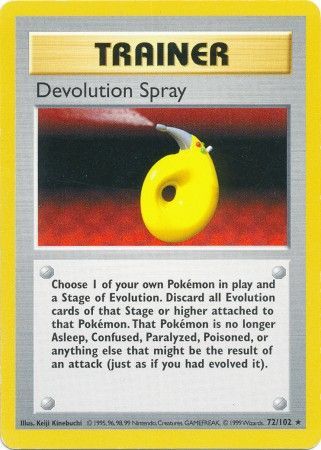 Devolution Spray (72/102) [Base Set Shadowless Unlimited] | Exor Games Bridgewater