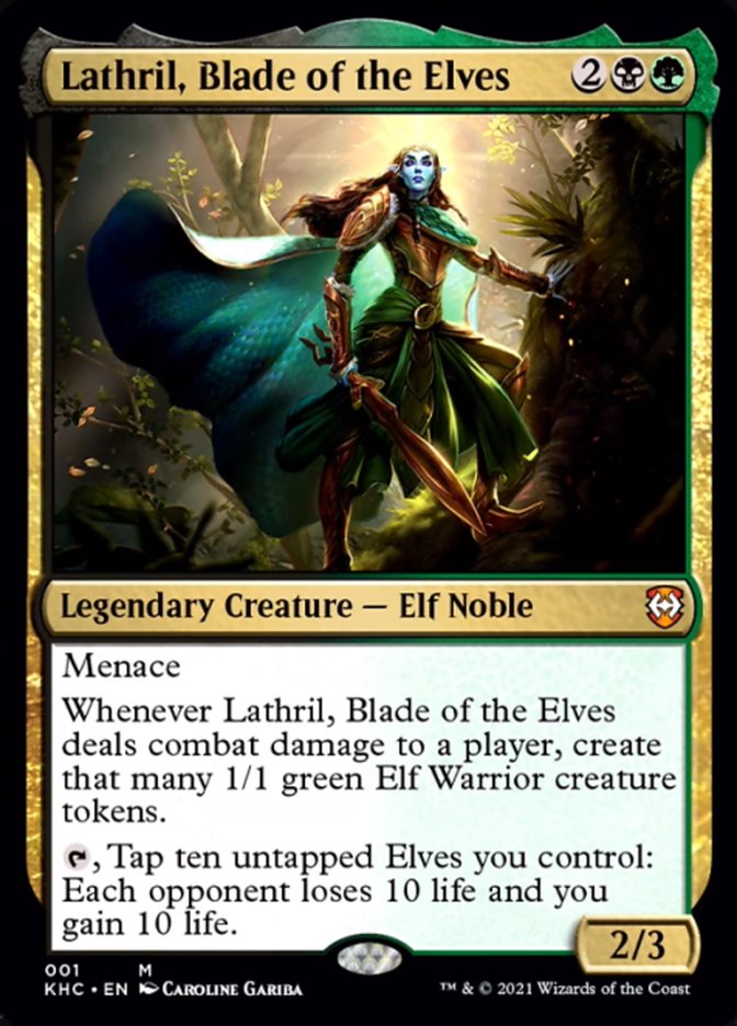 Lathril, Blade of the Elves [Kaldheim Commander] | Exor Games Bridgewater