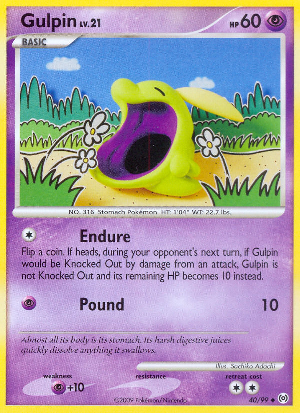 Gulpin (40/99) [Platinum: Arceus] | Exor Games Bridgewater