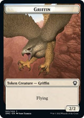 Zombie Knight // Griffin Double-sided Token [Dominaria United Commander Tokens] | Exor Games Bridgewater