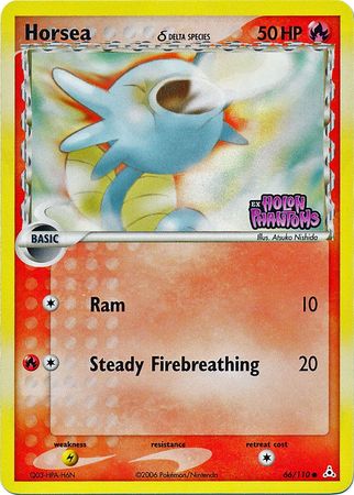 Horsea (66/110) (Delta Species) (Stamped) [EX: Holon Phantoms] | Exor Games Bridgewater