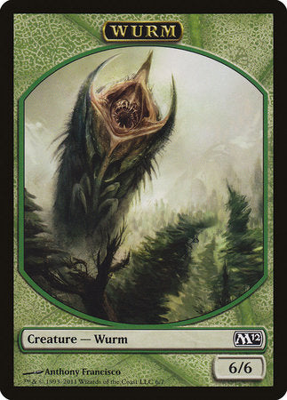 Wurm Token [Magic 2012 Tokens] | Exor Games Bridgewater