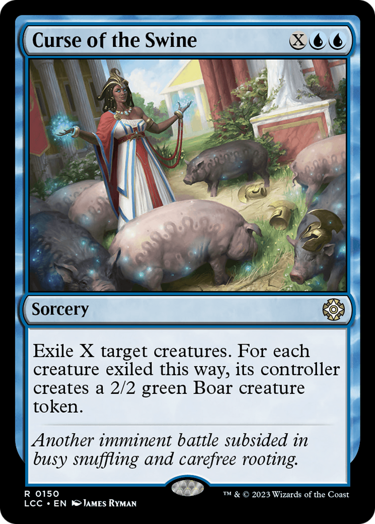 Curse of the Swine [The Lost Caverns of Ixalan Commander] | Exor Games Bridgewater