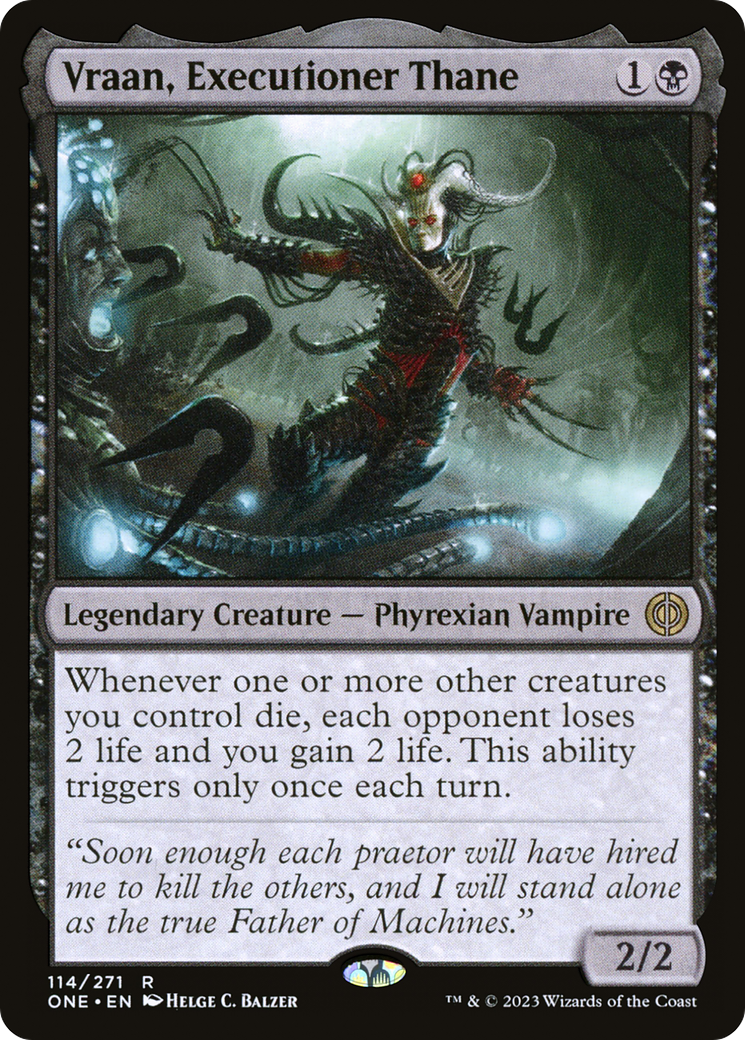 Vraan, Executioner Thane [Phyrexia: All Will Be One] | Exor Games Bridgewater