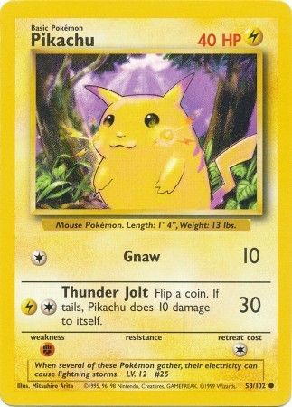 Pikachu (58/102) [Base Set Unlimited] | Exor Games Bridgewater