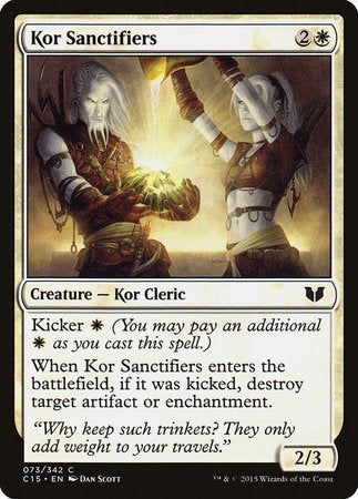 Kor Sanctifiers [Commander 2015] | Exor Games Bridgewater