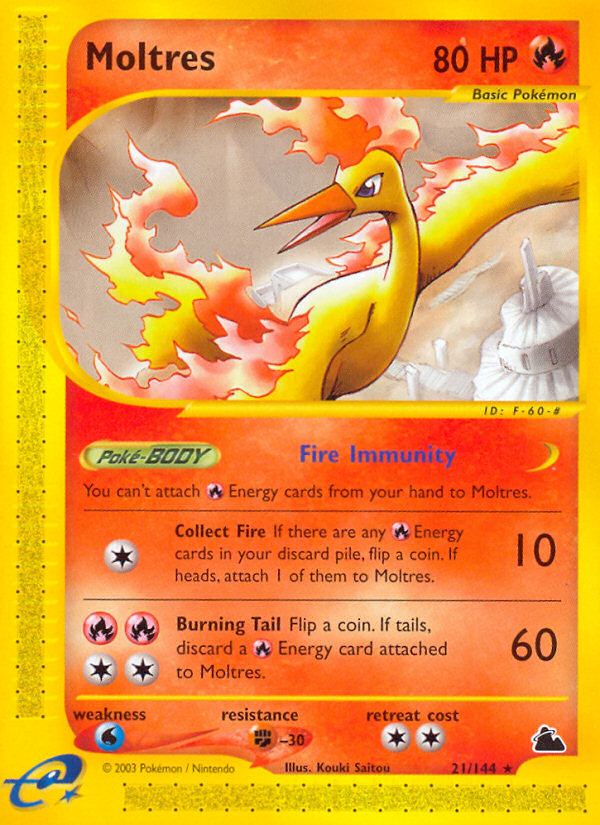 Moltres (21/144) [Skyridge] | Exor Games Bridgewater