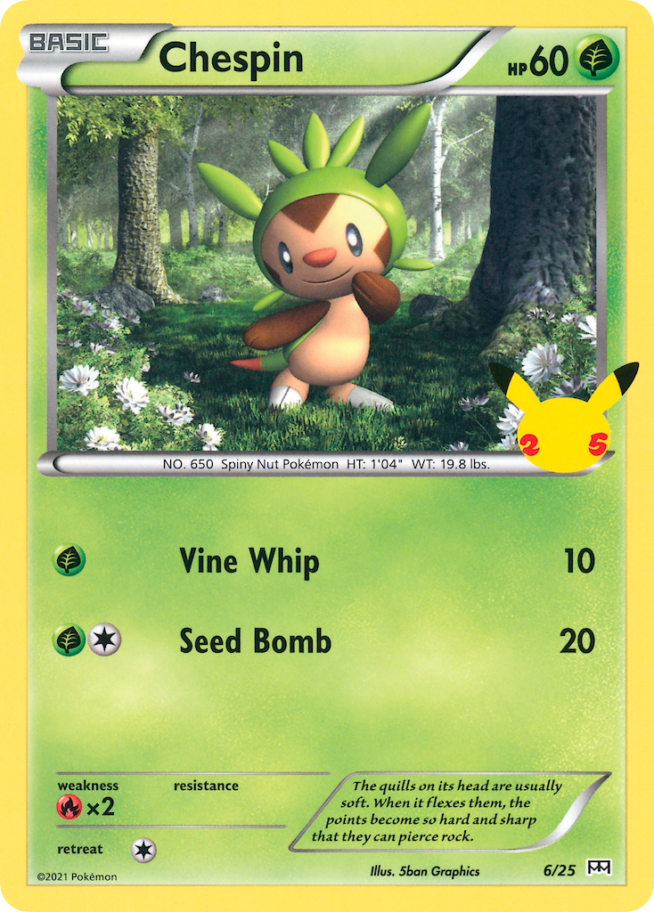 Chespin (6/25) [McDonald's 25th Anniversary] | Exor Games Bridgewater