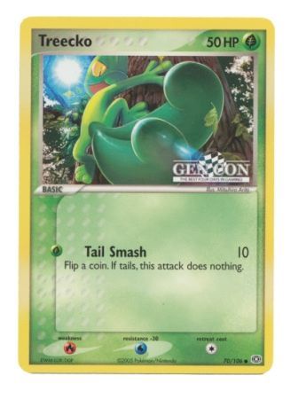 Treecko (70/106) (Gen Con The Best Four Days in Gaming Promo) [EX: Emerald] | Exor Games Bridgewater