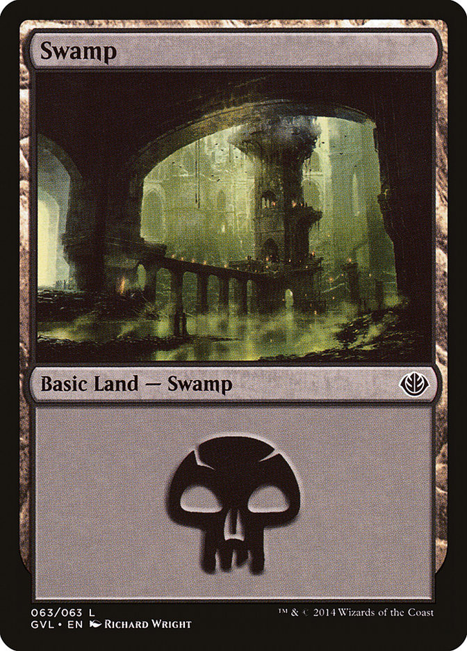 Swamp (63) (Garruk vs. Liliana) [Duel Decks Anthology] | Exor Games Bridgewater