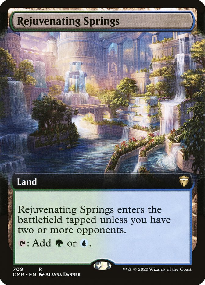 Rejuvenating Springs (Extended) [Commander Legends] | Exor Games Bridgewater