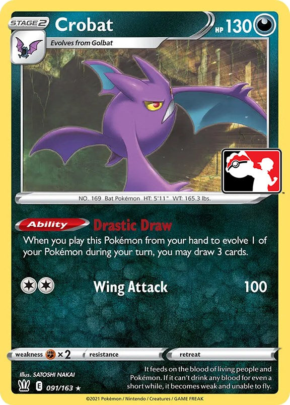 Crobat (091/163) [Prize Pack Series One] | Exor Games Bridgewater