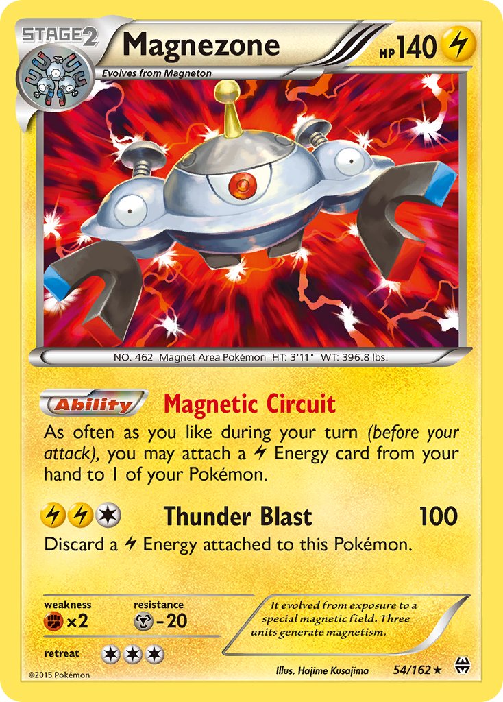 Magnezone (54/162) (Theme Deck Exclusive) [XY: BREAKthrough] | Exor Games Bridgewater