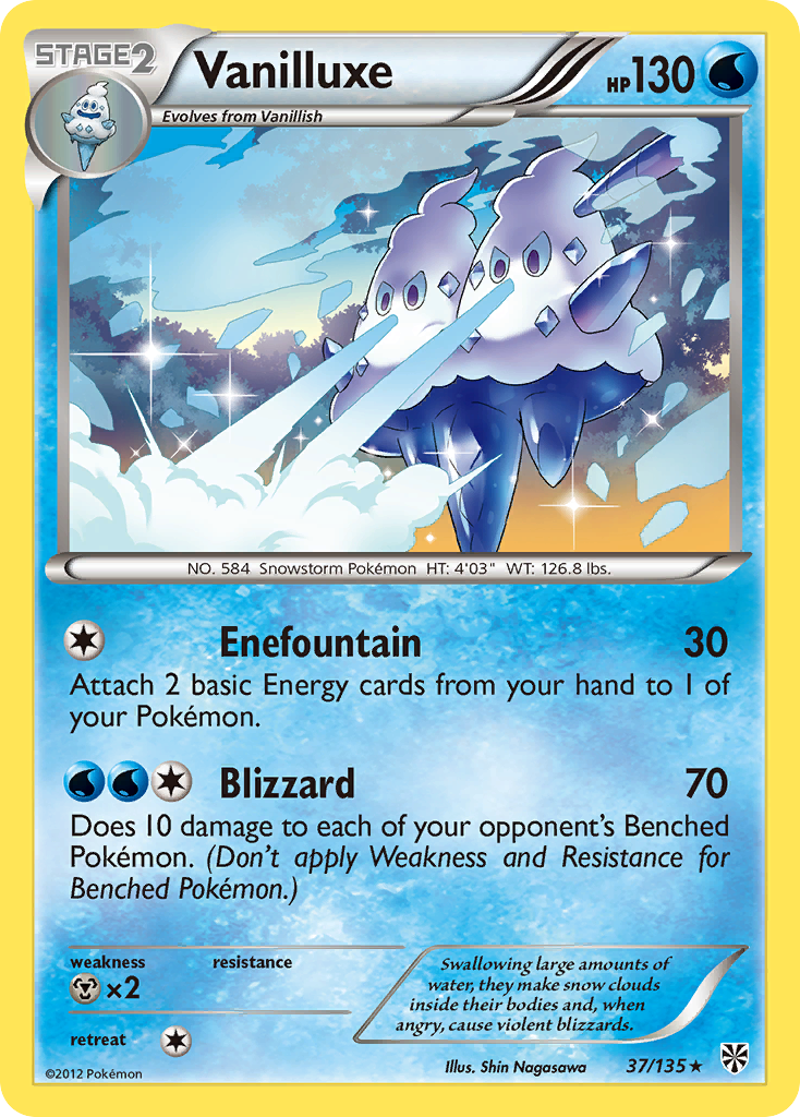 Vanilluxe (37/135) [Black & White: Plasma Storm] | Exor Games Bridgewater