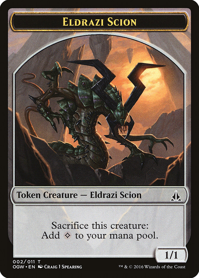 Eldrazi Scion (002/011) [Oath of the Gatewatch Tokens] | Exor Games Bridgewater