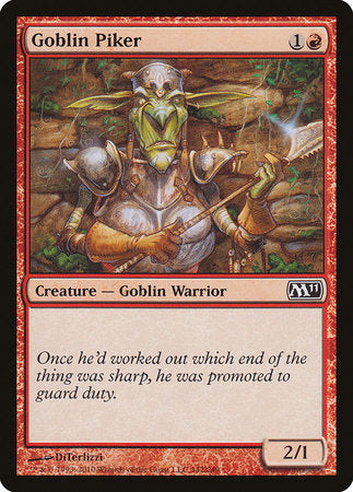 Goblin Piker [Magic 2011] | Exor Games Bridgewater