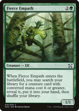 Fierce Empath [Duel Decks: Elves vs. Inventors] | Exor Games Bridgewater