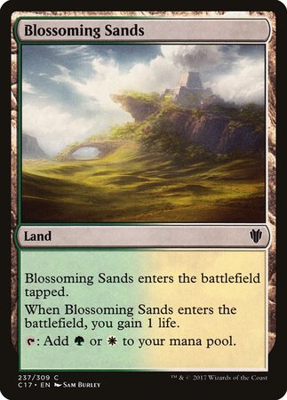 Blossoming Sands [Commander 2017] | Exor Games Bridgewater