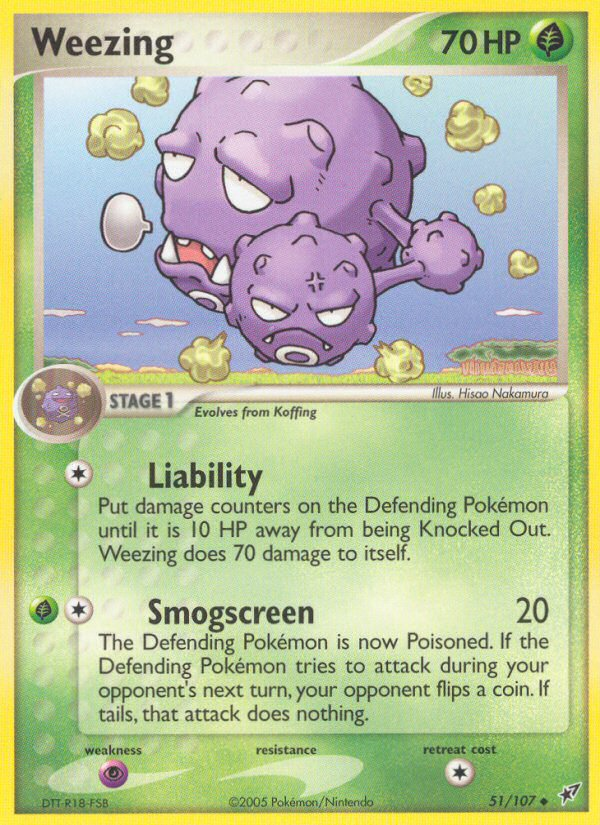 Weezing (51/107) [EX: Deoxys] | Exor Games Bridgewater