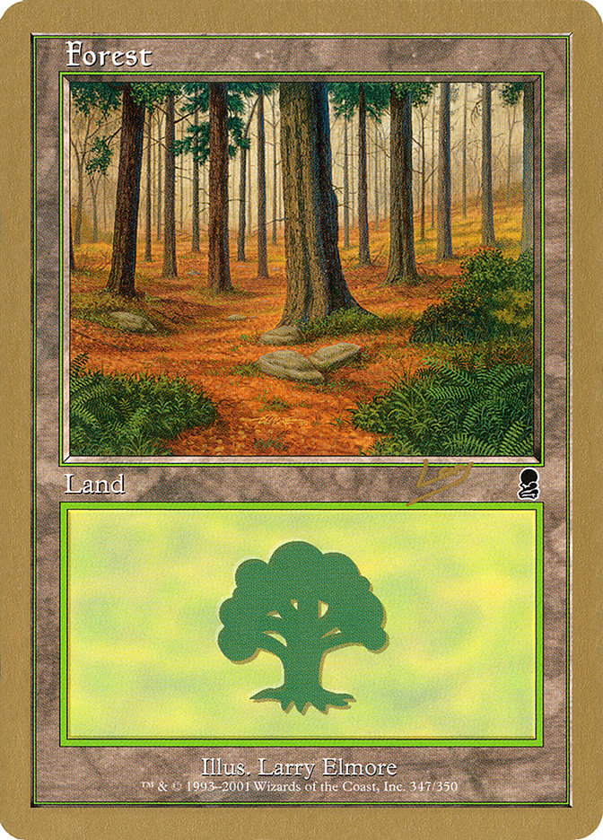 Forest (rl347) (Raphael Levy) [World Championship Decks 2002] | Exor Games Bridgewater