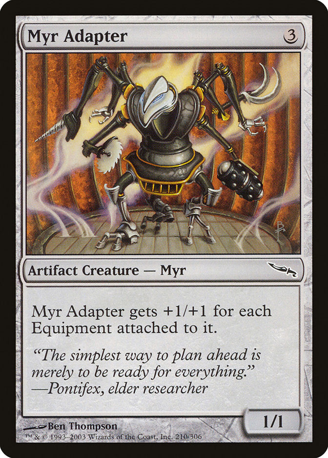Myr Adapter [Mirrodin] | Exor Games Bridgewater