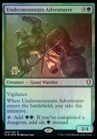 Undermountain Adventurer [Commander Legends: Battle for Baldur's Gate Prerelease Promos] | Exor Games Bridgewater