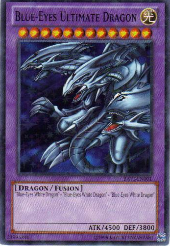 Blue-Eyes Ultimate Dragon [BATT-EN001] Starfoil Rare | Exor Games Bridgewater