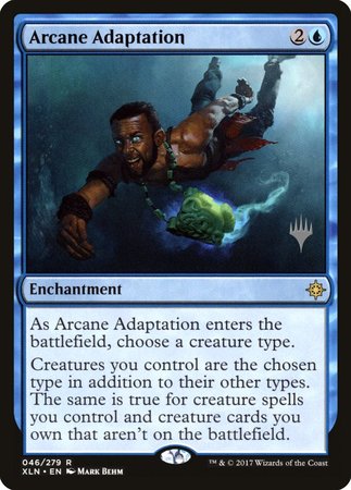 Arcane Adaptation [Ixalan Promos] | Exor Games Bridgewater