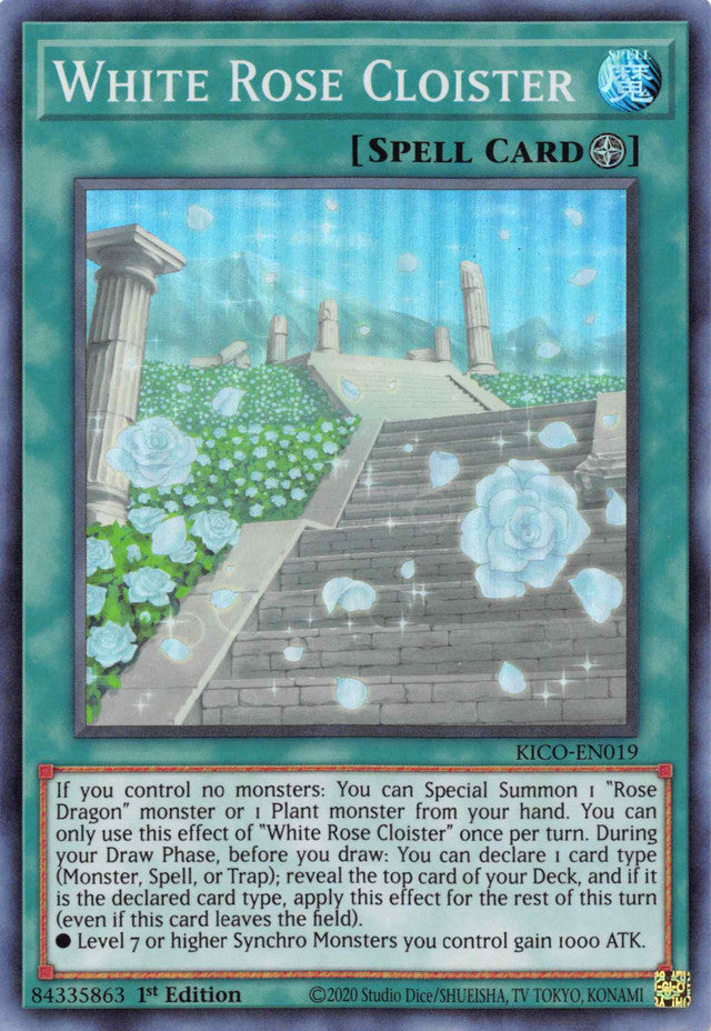 White Rose Cloister (Super Rare) [KICO-EN019] Super Rare | Exor Games Bridgewater