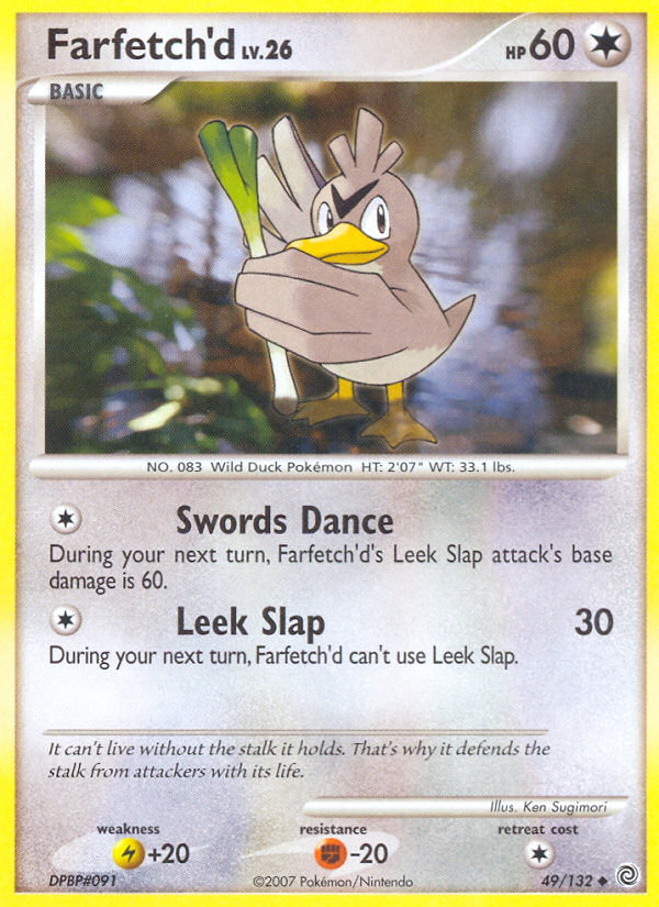 Farfetch'd (49/132) [Diamond & Pearl: Secret Wonders] | Exor Games Bridgewater