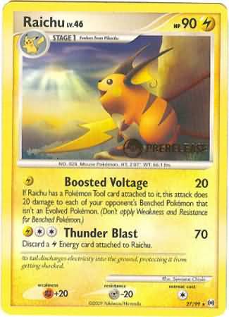 Raichu (27/99) (Prerelease Promo) [Nintendo: Black Star Promos] | Exor Games Bridgewater