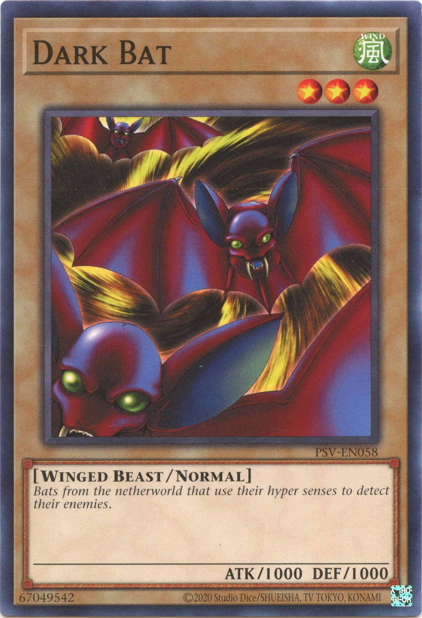 Dark Bat (25th Anniversary) [PSV-EN058] Common | Exor Games Bridgewater