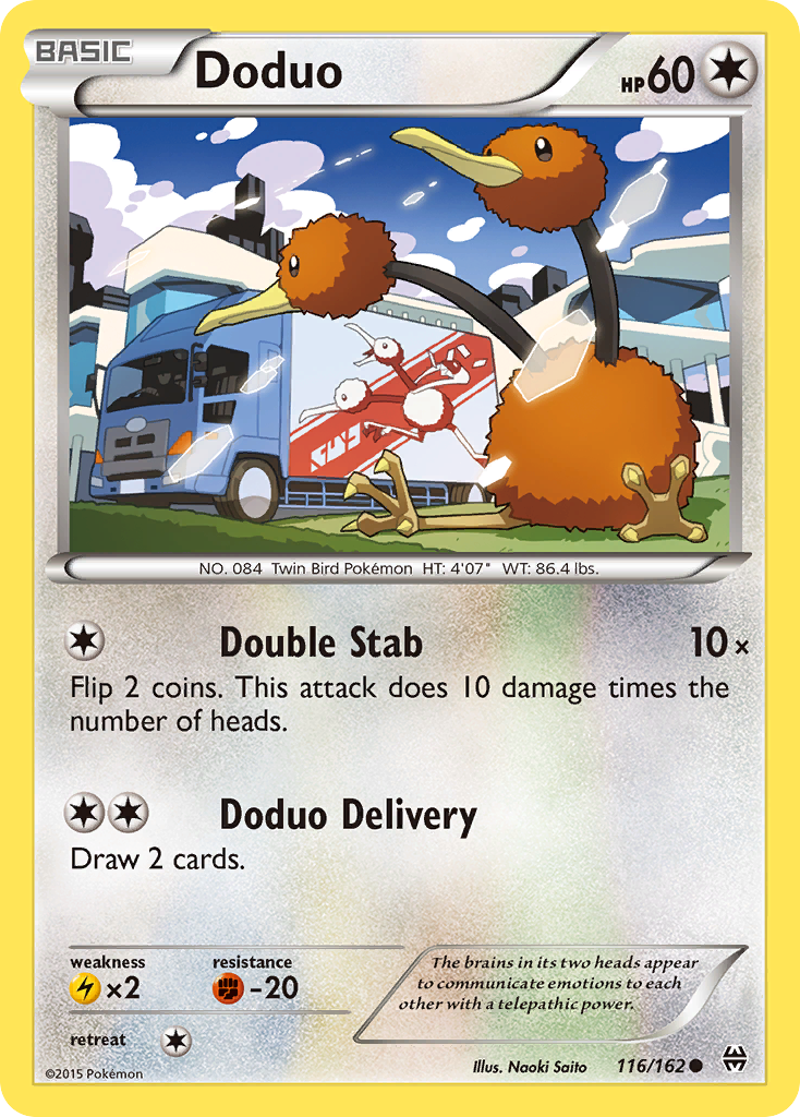 Doduo (116/162) [XY: BREAKthrough] | Exor Games Bridgewater