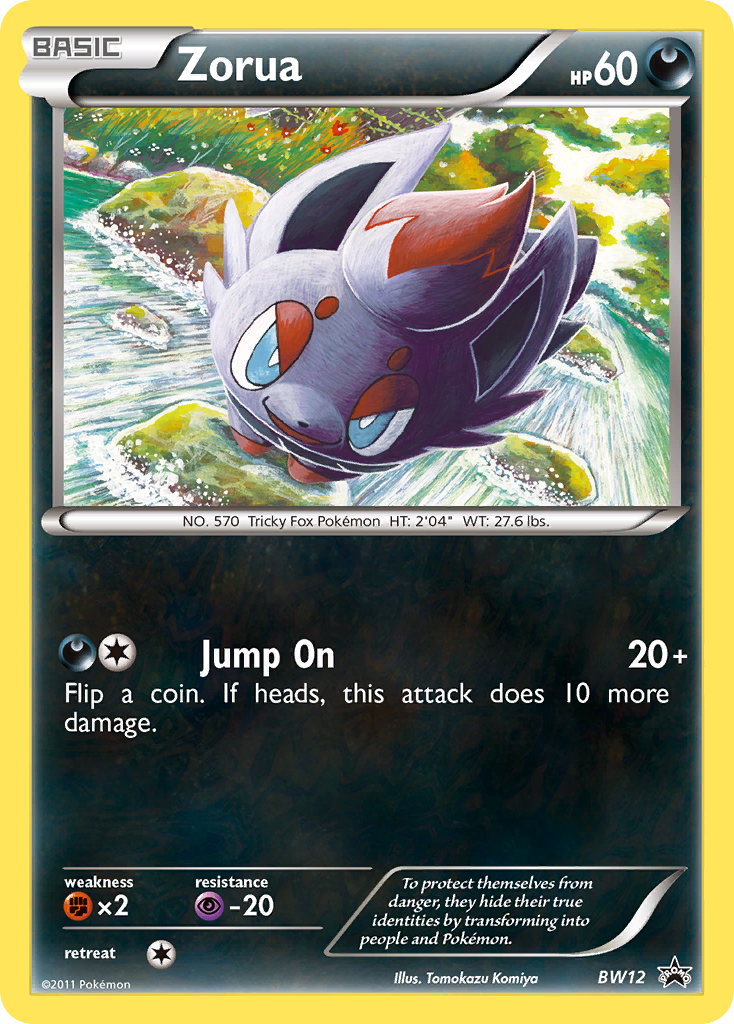 Zorua (BW12) [Black & White: Black Star Promos] | Exor Games Bridgewater