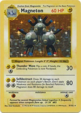 Magneton (9/102) [Base Set Shadowless Unlimited] | Exor Games Bridgewater